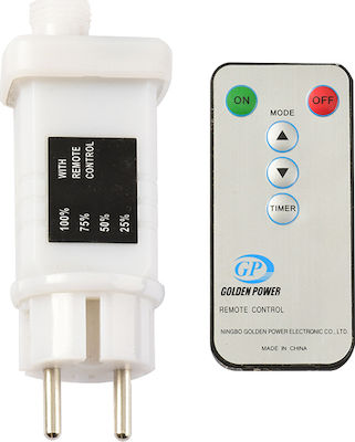 Aca Wireless IR With Remote Control Wall Mounted Dimmer Αντάπτορας 31V & IR Controller X0812WSAR