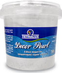 Tetralux Decor Pearl Χρωστική Χειροτεχνίας Λευκή για Υγρό Γυαλί Πέρλα Χρωματισμού P1001 50gr