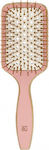 Ilu Bamboo Hairbrush Brush Hair for Hair Styling Pink