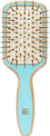 Ilu Bamboo Hairbrush Mini Brush Hair Light Blue