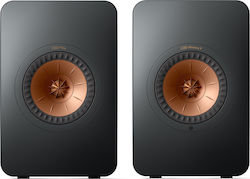 Kef LS50 Wireless II Home Entertainment Active Speaker 2 No of Drivers Wi-Fi Connected and Bluetooth 760W Black (Pair)