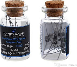 Vandy Vape MTL Clapton Coils Ni80 Σύρμα