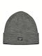 Beanie Beanie Knitted Grey Melange
