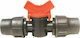 Palaplast 3167/2525 Connection Pipe Valve 6Atm with Switch Lock Type 25mm