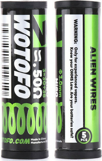 Wotofo Провод За D.I.Y. Електронна Цигара Alien Wires 3x30G 0.5ohm 5 Бройки