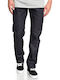 Modern Wave Men's Straight Navy Blue Jeans Pants