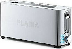 Flama 966FL Toaster 1 Slot 1050W Inox