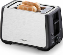 Cloer 3569 Toaster 2 Schlitze 1000W Inox
