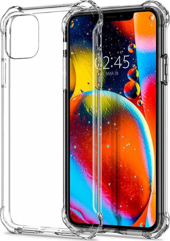 Spigen Rugged Crystal Back Cover Σιλικόνης Crystal Clear (iPhone 11