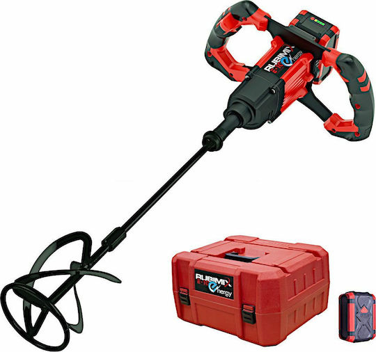 Rubi Rubimix E-10 Energy Brushless Αναδευτήρας Μπαταρίας 18V 1x5Ah με Εξάρτημα Ανάδευσης