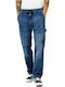 Reflex Easy Worker Mid Herren Jeanshosen mit Lose Tapered Anwendung Blau