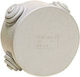 Eurolamp Surface Mounted Electrical Box Branching IP44 (Φ65x40mm) in Gray Color 6pcs