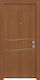 Πόρτα Ασφαλείας Laminate ΚΠ 117 Anigre