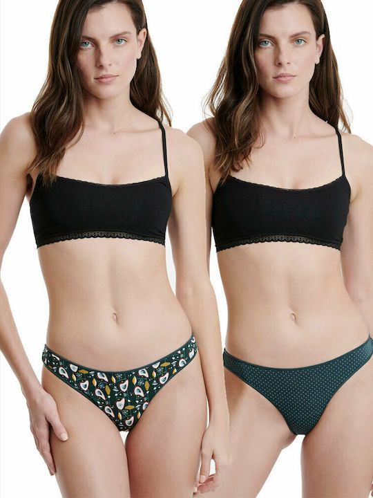 Rio Bamboo Damen Brasilien 2Pack Grün