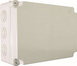 Eurolamp Elektroinstallationsdose für Außenmontage Verzweigung Wasserdicht IP65 (300x220x120mm) in Gray Farbe 151-31526