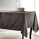 Whitegg Ζ022 Polyester Checkered Tablecloth 04 Anthracite 140x140cm