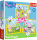 Puzzle pentru Copii Peppa Pig pentru 3++ Ani 106buc Trefl