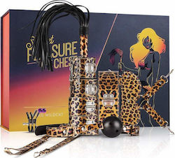 LoveBoxxx Secret Pleasure Chest BDSM Kit σε Κίτρινο Χρώμα 9τμχ