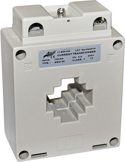 Adeleq Μετασχηματιστής Ράγας Φ30 150/5Α 220V