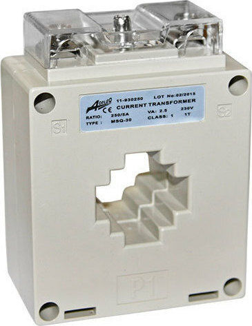 Adeleq Μετασχηματιστής Ράγας Φ40 150/5Α 220V