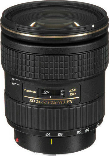 Tokina Full Frame Φωτογραφικός Φακός AT-X 24-70mm f/2.8 PRO FX Standard Zoom για Canon EF Mount Μαύρος