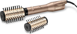 Babyliss Gold Big Hair Dual 2 Electric Hair Brush with Air and Rotating Head for Curls 650W