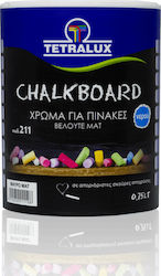 Tetralux Chalkboard Liquid Craft Paint Black Blackboard 750ml