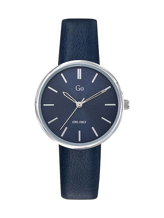 Go Girl Only Girl Only Women's Watch with Blue Leather Strap Go Girl Only Girl Only Women's Watch with Blue Leather Strap