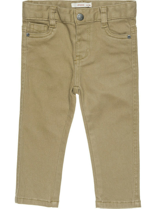 Alouette Kids Denim Trousers Beige