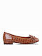 Envie Shoes Damen Ballerinas in Tabac Braun Farbe