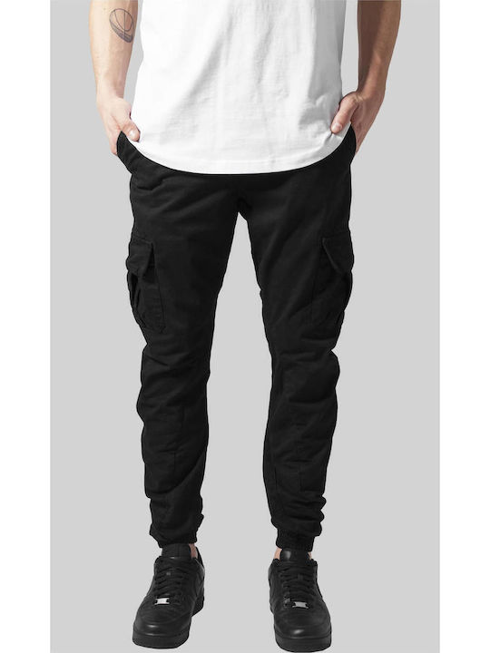 Urban Classics Παντελόνι Cargo Μαύρο