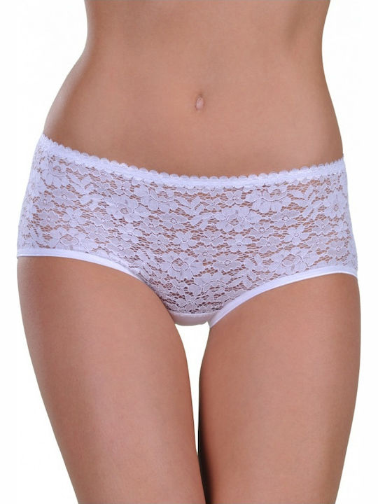 Lord Women's Slip with Lace White