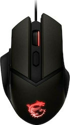 MSI Clutch GM20 Elite RGB Gaming Ποντίκι 6400 DPI Μαύρο