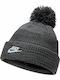 Nike Sportswear Cuffed Ανδρικός Pom Pom Beanie Σκούφος σε Γκρι χρώμα