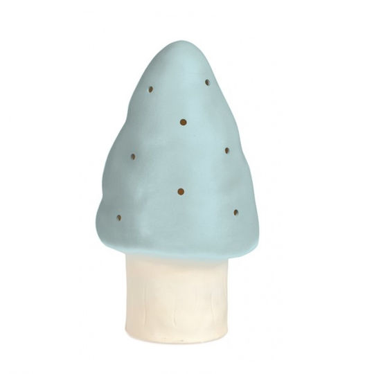 Egmont Led Kids Decorative Lamp Mushroom Blue 15x15x28εκ.