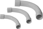 Eurolamp Electrical Conduit Angle with Diameter 16mm made of Plastic Grey 151-21410