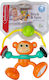 Infantino Animal Rotating Monkey Game Stick & Spin High with Light and Sounds for 10++ Months