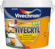 Vivechrom Vivecryl Eco Βάση D Plastic Acrilyc Ecological Paint for Exterior Use White 3lt