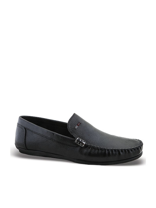 Cockers Men's Leather Moccasins Black