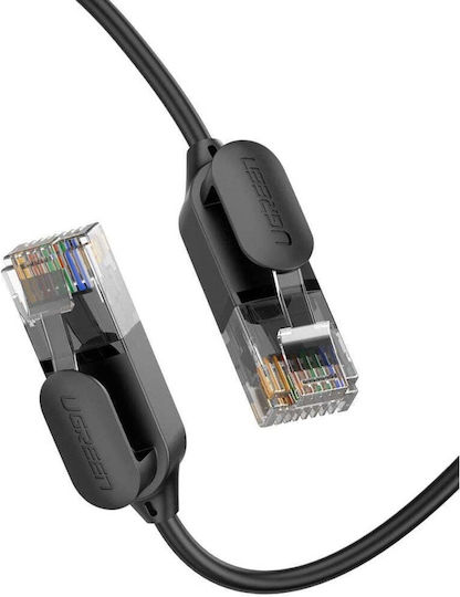Ugreen U/UTP Cat.6a (Gigabit) Καλώδιο Δικτύου Ethernet 2m Μαύρο