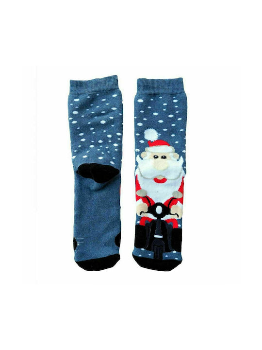 Lord Men's Christmas Socks Blue