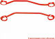 OMP Aluminum Car Adjustable Strut Bars Subaru Impreza WRX 4WD 12/00-02