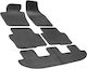 Rigum Set of Front and Rear Mats 6pcs for Seat Alhambra 2011+ Black