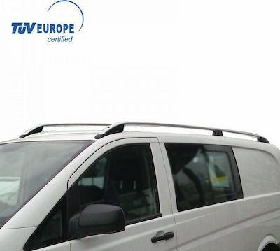 Omtec Aluminum Roof Bars for Mercedes Benz Vito without Legs