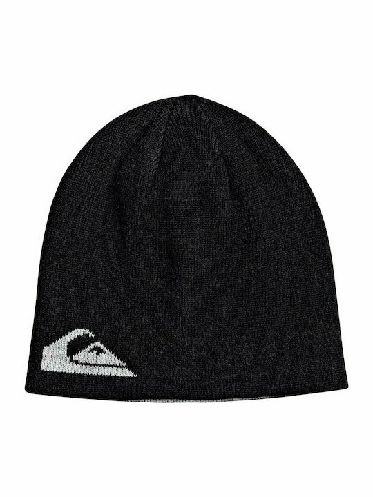 Quiksilver Beanie Ανδρικός Reversible Σκούφος Πλεκτός Black/Grey