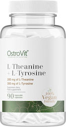 OstroVit L-Theanine + L-Tyrosine Vege 90 Capsules Unflavoured OstroVit L-Theanine + L-Tyrosine Vege 90 Capsules Unflavoured