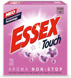 Essex Touch Aroma Non-Stop Απορρυπαντικό Ρούχων σε Σκόνη 75 Μεζούρες