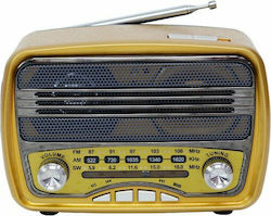 Meier M-166BT Retro mit USB Gelb