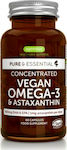 iGennus Pure & Essential Concentrated Vegan Omega-3 & Astaxanthin 600mg 60 κάψουλες