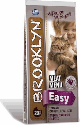 Brooklyn Easy Katzen-Trockenfutter mit Fleisch Fleischmenü 20kg